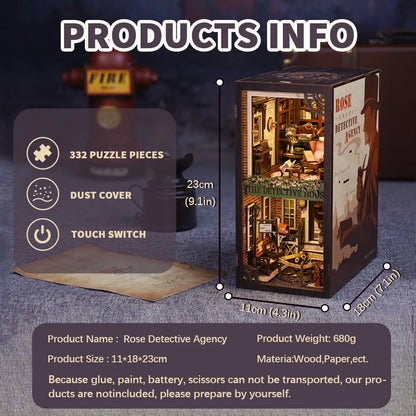 DIY Book Nook Kit | Detective Agency