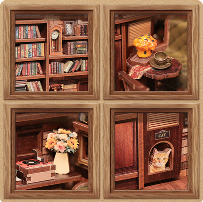 DIY Book Nook | Corner Coffee Shop