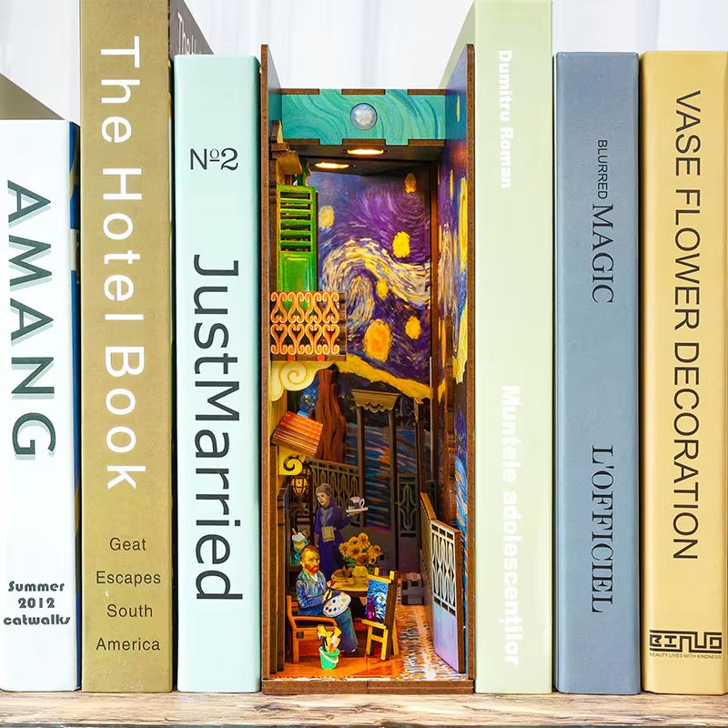 Diy Book Nook Kit | Van Gogh's Dream